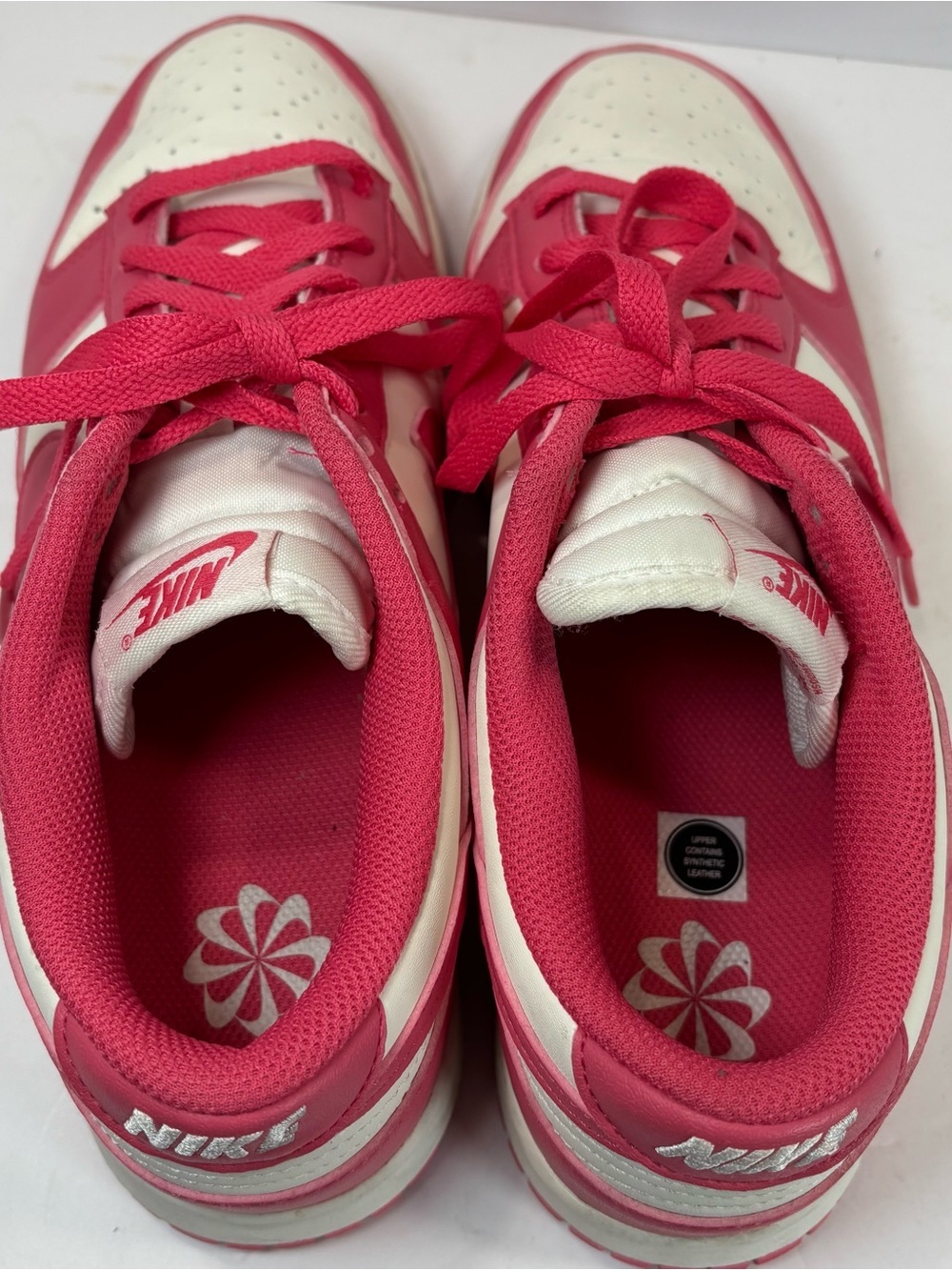 Nike Dunk Low Archeo Pink Womens 10.5 DD1873-600 Sneakers Shoes Spring Barbie - Picture 6 of 8